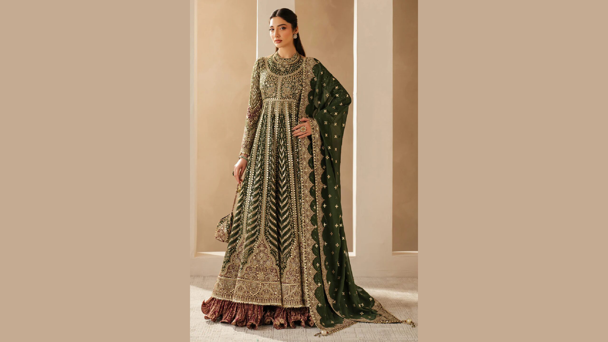 EMBROIDERED CHIFFON WF’25-02
